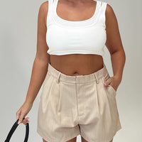 Seize The Day Shorts Beige