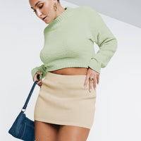 Lorentz Mini Skirt Beige