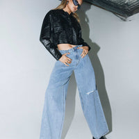 Murdock Wide Leg Jeans Denim