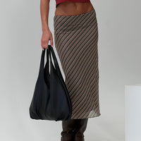 Harbor Stripe Midi Skirt Multi