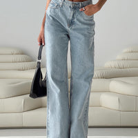 Maple Flare Jean Light Wash Denim