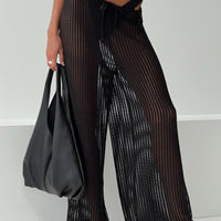 Darcie Knit Pants Black