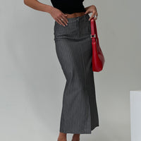 Cubeb Maxi Skirt Grey