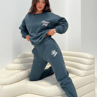 Princess Polly Track Pant Navy / White