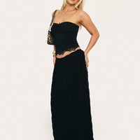 Estefania Maxi Skirt Black