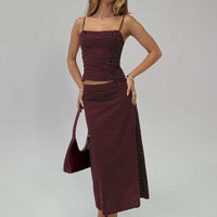 Shining Mirrors Set Burgundy