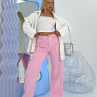 Adelaide Cargo Jeans Pink