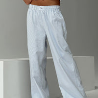 Beach House Pants Blue Stripe
