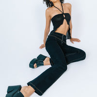 Zia Flare Pants Black