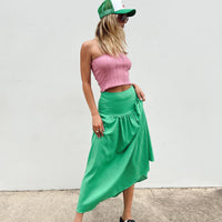 Carol Maxi Skirt Green