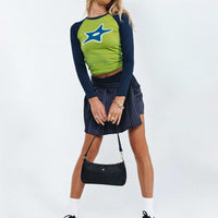 Madelyn Mini Skirt Navy