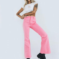 Cabarita Lounge Denim Jeans Pink