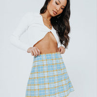 Gracia Mini Skirt Blue