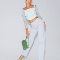 Livorno Straight Leg Ice Blue Denim Jeans