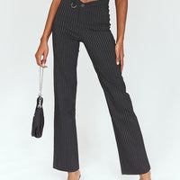 Billie D Ring Pants Black