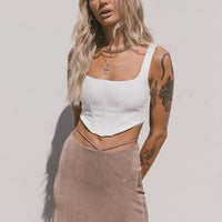 Maisie Mini Skirt Brown