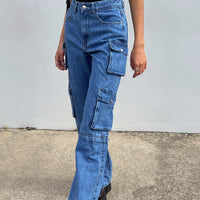 Darla Cargo Denim Jeans