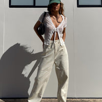 Copeland Jeans White