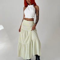 Rebeccah Maxi Skirt Green