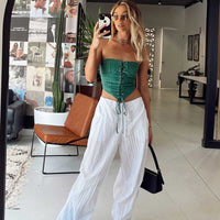 Motel Chute Trousers Ivory