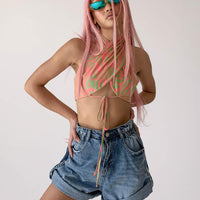 Tomoni Denim Shorts