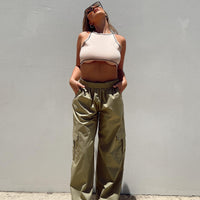 Lista Elastic Pocket Pants Green