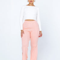 Philipa Knit Pants Pink