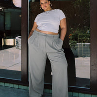 Archer Pants Light Grey Curve