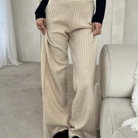 Montana Knit Pants Cream