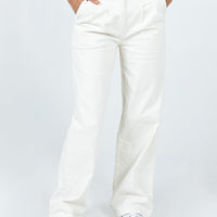 Archer Pants Corduroy White