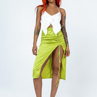 Siesta Midi Skirt Green