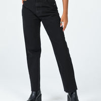 Harrow Straight Leg Denim Jeans Black