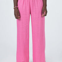 Louis Linen Blend Pants Pink