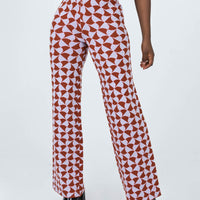 Kirsty Retro Tile Pants Pink