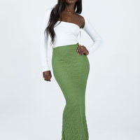 Rubes Midi Skirt Green