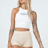 Camello Bike Shorts Beige