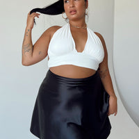 Skylar Mini Skirt Black Curve