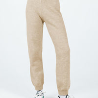 Waite Knit Pants Beige