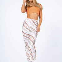 Zannia Maxi Skirt White