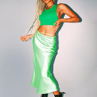 Nola Midi Skirt Green
