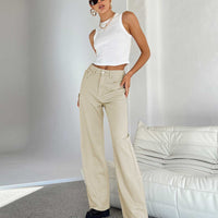 Milford Wide Leg Jean Denim Stone