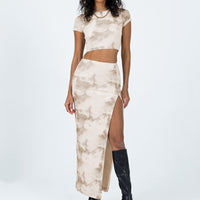 Rosie Mesh Set Beige Multi