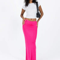 Harriette Maxi Skirt Pink