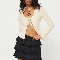 Sound Check Mini Skirt Black
