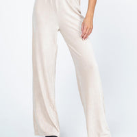Motel Obeli Trouser Rib Cream