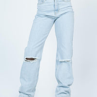 Bertie High Rise Wide Leg Jean