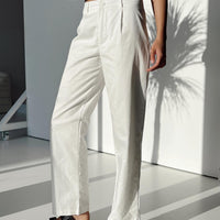 Titius Pants Solid White