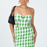 Natalia Mini Skirt Green