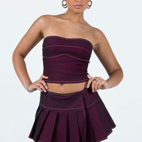 Motel Zabini Skirt Burgundy
