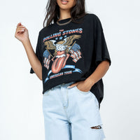 Charlton Rip Denim Shorts Denim Light Wash